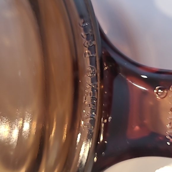 Corningware vision cookware amber glass saucer pot and pyrex lid 1.5L France - Picture 4 of 6